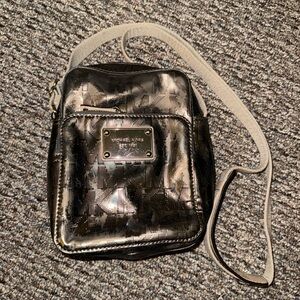 Michael Kors metallic gold crossbody shoulder bag
